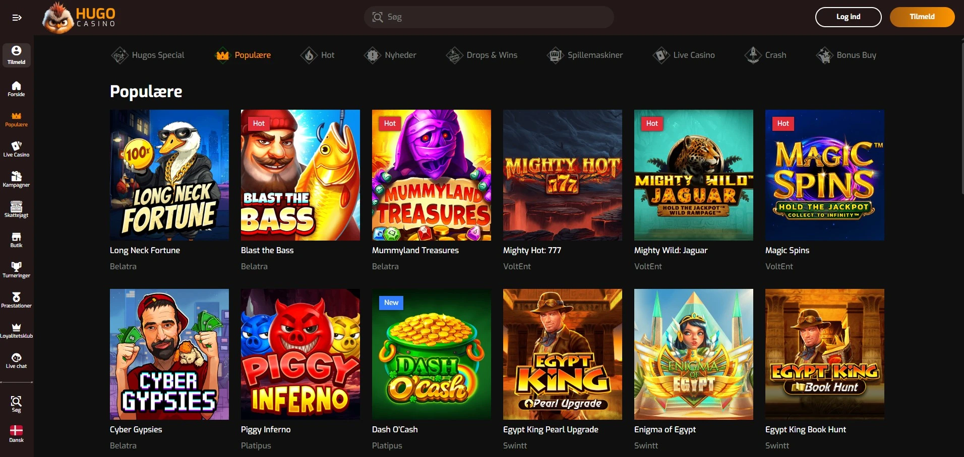 Spil på online casino uden ROFUS med free spins